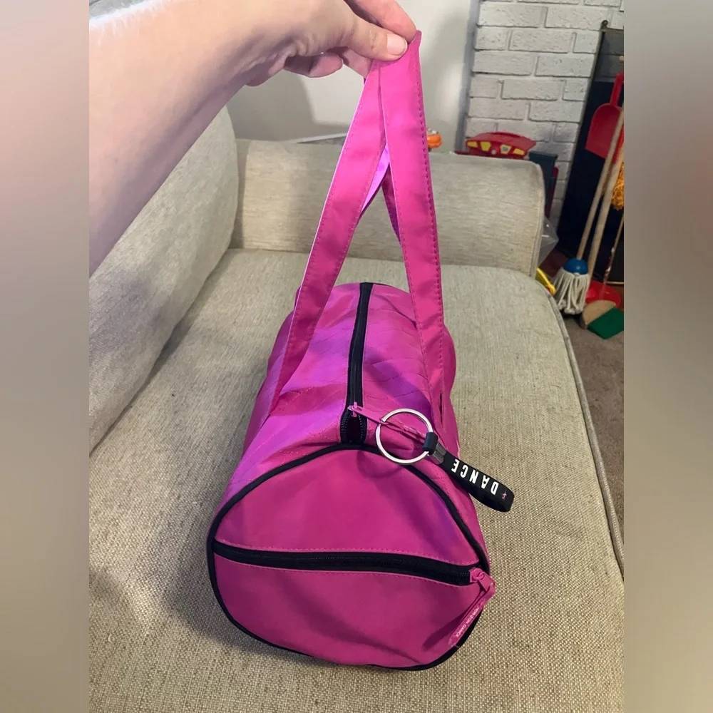 Girls Hot Pink Ballet Duffel Bag